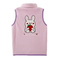thumbnail image 3 of Fozruso Winter Warm Outerwear 3-4 Years,Toddler Babys Girls Boys Cartoon Car Rabbit Prints Warm Thick Spring Winter Sleeveless Vest Clothes Coat Pink, 3 of 3