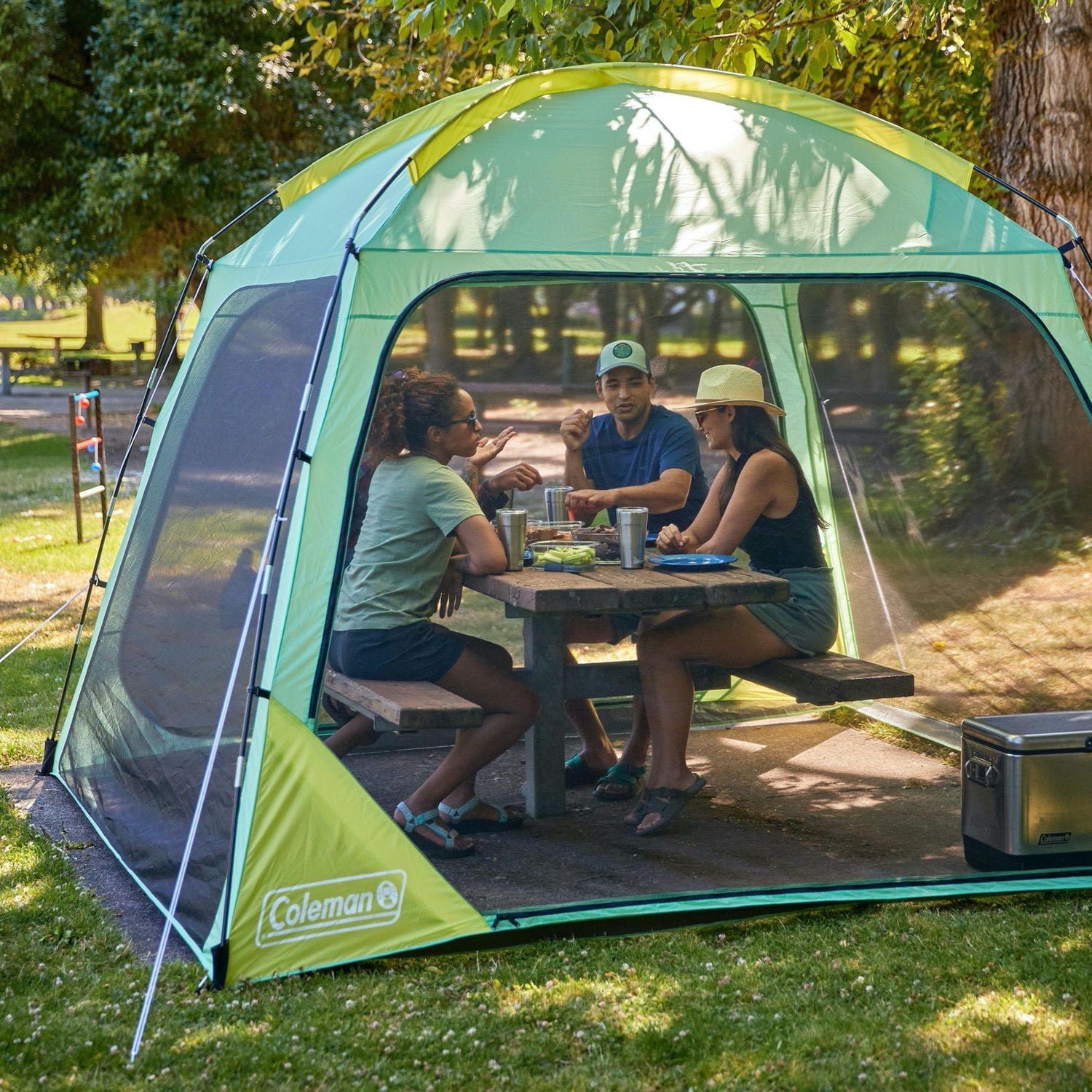Coleman Skyshade 10 x 10 Screen Dome Canopy, Sun Shelter