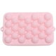 thumbnail image 5 of Bandeja de 25 cubitos de hielo de silicona de fácil liberación, molde para hacer bolas de hielo, mini bandeja redonda con tapa, color rosa, 5 of 14