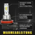thumbnail image 3 of H11 H8 H16 80w 4000lm 3000k Yellow Tech Led Fog Lights Bulbs Kit, 3 of 4