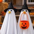 thumbnail image 4 of Halloween Porch Decor, Halloween Porch Goose Outfit, Porch Goose Ghost, 23 Inch Porch Goose Outfits, Comes with Witch Hat and Jack-O'-Lantern Trick Or Treat Basket to Fit Standard, 4 of 5