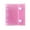 Pink, variant on A8 2-Ring Loose-Leaf Binder, 3-Hole Notebook Cover, 3 Inch Kpop Photocard Album, Glitter Storage Book for Stickers