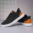 thumbnail image 2 of Men's Casual Skate Shoes, Fashionable Knit Sneakers, Breathable Running Shoes, Soft-Soled Lightweight Shoes Breathable Korean-Style Casual Men's Shoes,, 2 of 9