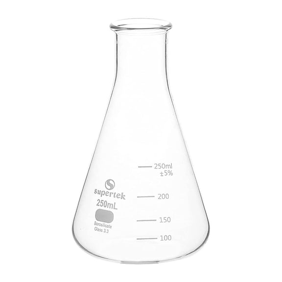 250ml Erlenmeyer Flask By Supertek Scientific
