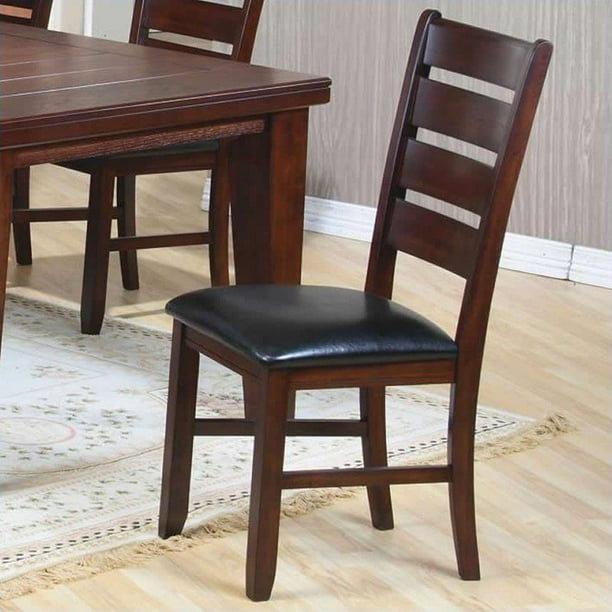 Coaster Imperial Ladder Back Dining, Rustic Oak Ladder Back Dining Chairs