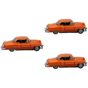 3 Pcs Alloy Car Model for Decoration Home Antique Collectible Ornament Baby Boy