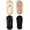 Black, Beige, variant on 2 Pairs Microfiber Cleaning Mop Slippers for Floor Cleaning House Mop Shoes Men and Women Washable Unisex Dusting Slippers Dirt Tool Supplies(Large,Black, Beige)