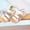 White, variant on Girls Sandals Flower Decor Hook And Loop Sandals Breathable Rubber Soft Sole Sandals Toddler Summer Shoes For Girls Summer Beach Shoes White US:7/18-24 Months