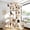 Beige, variant on Globlazer 83'' Multi-Level Large Cat Tree Tower for Indoor Cats with Sisal Scratching Post, Hammock & 2 Condos, Beige