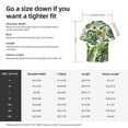 thumbnail image 7 of Disketp Men's Hawaiian Watercolor Green Tropical Print Shirts Button Down Holiday Beach Shirts-X-Large, 7 of 7