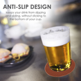thumbnail image 5 of Thick Coasters for Drinks & Coffee Wooden Table,Ripple,Stain-Resistant,Non-Absorbent, 5 of 5