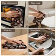 thumbnail image 6 of 2 Pcs Pioneer Flower Floral Print Pattern Kitchen Towels, Funny Microfiber Dish Towel Set, 18" X 26" Tea Towels, 6 of 6