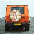 thumbnail image 6 of Naloa Autumn Harvest Truck PVC Leather Spare Tire Wheel Cover for Car Truck SUV Camper Trailer Universal Fit many size16 inch, 6 of 6