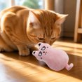 thumbnail image 6 of Cat Plush Squeaky Pet Toy, Mini Soft Stuffed Kitten Chew Toy for Cats & Small Dogs Interactive Play, 6 of 7