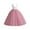 Deep Pink, variant on Girl Lace Flower Sleeveless Gown Dress Kids Wedding Bridesmaid Pageant Party Formal Long Gown Princess Tulle Flower Girl Dresses - 4-12T