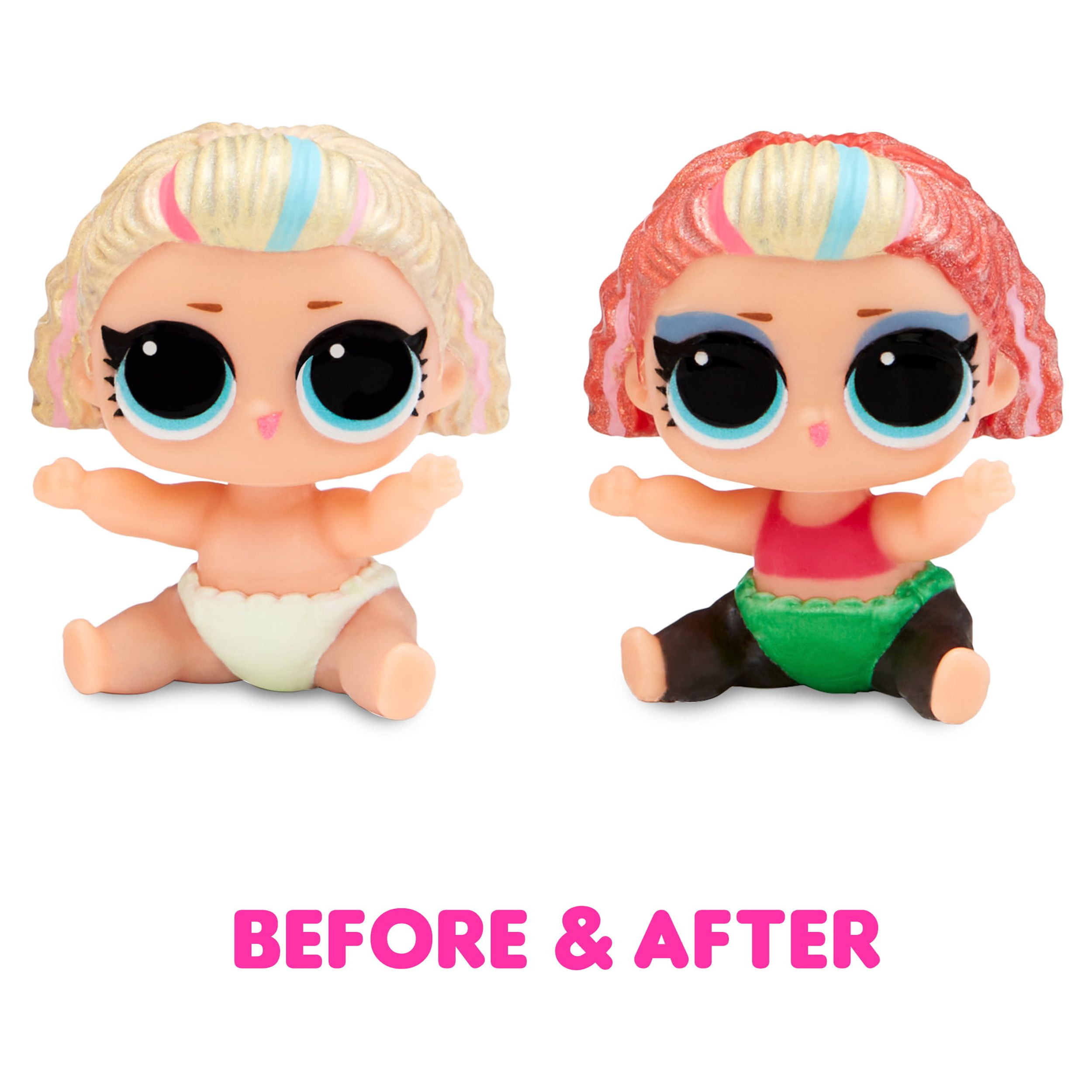 LOL Surprise Glitter Color Change™ Lil Sis with 5 Surprises Including a Collectible Doll, Sparkly Fashions, and Accessories – Great Gift for Kids Ages 4+