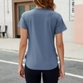 thumbnail image 7 of Mittory Basic Workout T-Shirts for Women Short Sleeve Athletic Tee Gym Active Running Tops Shirts, 7 of 7