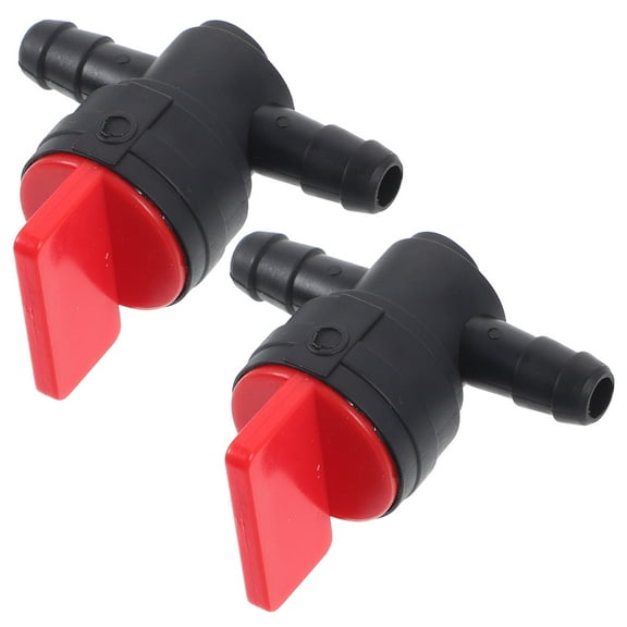 Masteelf  2 Pcs Engine Shut off Valves Straight Gas for Control Can Replacement Inline