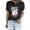 Black3, variant on Women's Baseball Shirt Womens Graphic T Shirts Cool T Shirts Retro Tees For Women Ladies Tops And Blouses Cool T Shirts Work Tops Summer T Shirts Fun Summer Tops Womens Cotton Tshirts