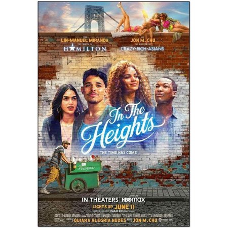 POSTER IN THE HEIGHTS - 2021 - original Movie Poster - Final Style - Stephanie Beatriz, Lin-Manuel Miranda, Jimmy Smits,-UNFRAMED