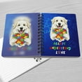 thumbnail image 4 of Autism Awareness Great Pyrenees Accept Understand Love Spiral Bound Journal Pyr Dog Lover 5x7in Spiral Notebook - 12003, 4 of 5