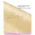 thumbnail image 4 of OVO Double Weft Hair Extensions Real Human Hair Layer Invisible PU OVO Extensions No Glue Genius Weft with  Beads for Short/Thin Hair (#60,16 Inch), 4 of 7