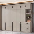 thumbnail image 4 of Clothing Rack Drawers Wardrobes Mobile Storage Simple Dressers Cupboard For Clothes Hanging Apartment Ropero Furniture Bedroom My Lux Decor Round, 4 of 34