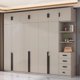thumbnail image 4 of Clothing Rack Drawers Wardrobes Mobile Storage Simple Dressers Cupboard For Clothes Hanging Apartment Ropero Furniture Bedroom My Lux Decor Round, 4 of 34