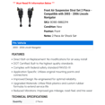 thumbnail image 2 of Front Air Suspension Strut Set 2 Piece - Compatible with 2003 - 2006 Lincoln Navigator 2004 2005, 2 of 2