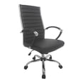 thumbnail image 5 of Corrigan Height Adjustable Faux Leather Office Chair, Large, Gray and Chrome, 5 of 9