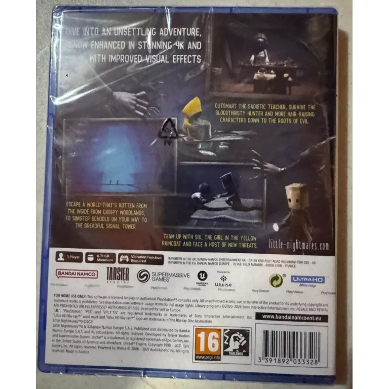 Little Nightmares II Enhanced Edition, PS5 Survival Horror Game