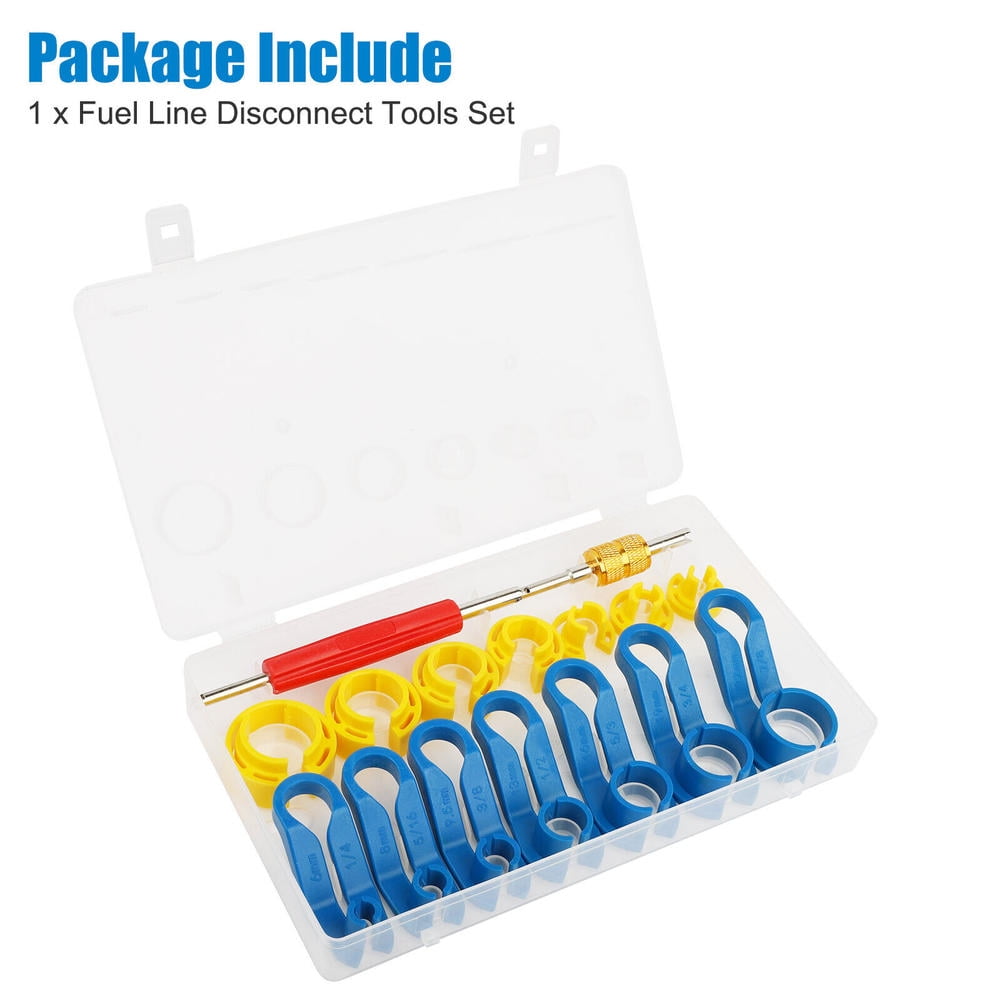 ZMHIXM 16PCS AC Fuel Line Quick Disconnect Tools Set 7 Size Car Removal