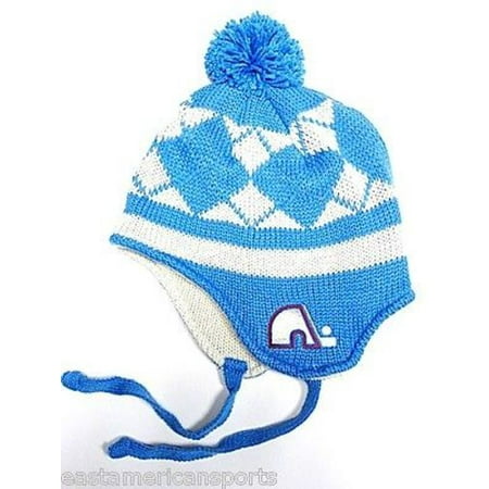 Ccm Vintage Cap - Quebec Nordiques NHL CCM Vintage Pom Ball Knit Hat Cap Trooper Winter Beanie