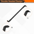 thumbnail image 4 of Uxcell Offset Screwdriver PH2/SL6 Phillips Slotted Head Right Angle 90 Degree Screw Driver Double Ended Z-type Hand Tool for Home Appliance Repair, Black, 4 of 7