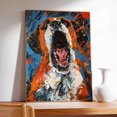 thumbnail image 4 of Hudo Funny Scream Saint Bernard Dog Poster Wall Art Decor Saint Bernard Dog Canvas Wall Art - Office Wall Decor - Decorations For Living Room, 4 of 5