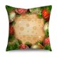 thumbnail image 1 of Fundas de almohada de Navidad para sofá, decoración del hogar, 40/45/50cm, bolas de adorno, campanas de bayas de acebo, 1 of 4