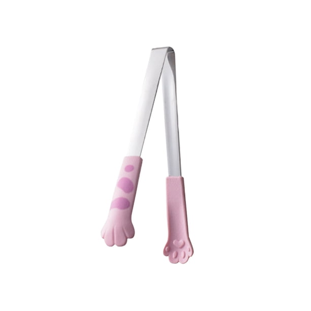 Popular! Food Ice Tongs Kitchen Tongs Cat Shape Tongs Stainless Steel Cooking Tongs Suitable For BBQ Cooking, Candy Clearance