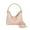 Pink, variant on Genuine Leather Top Handle Crossbody Bags for Women Casual Purses Handbags Ladies Satchel Tote Shoulder Bag