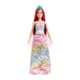 thumbnail image 1 of Muñeca Barbie Dreamtopia Princesa Cabello Rosa Corona Verde, 1 of 4