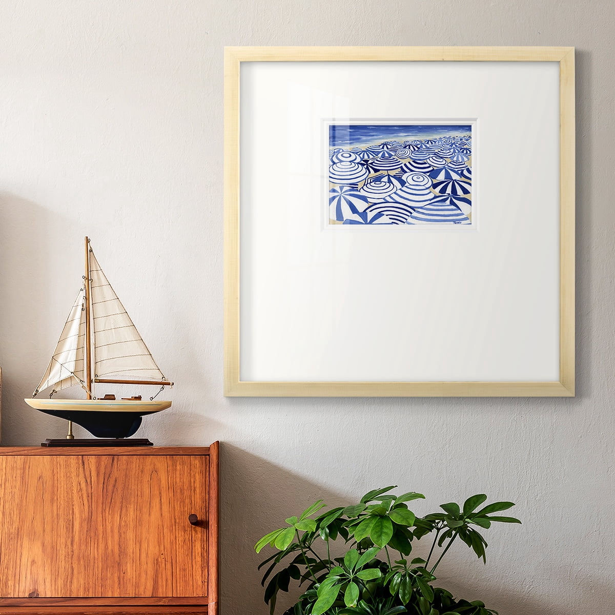Candy Bowl Prussian Blue-Premium Framed Print