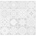 thumbnail image 3 of 16 Pcs Pochoirs de Dessin Gabarit de Dessin Réutilisable Pochoirs de Printemps Pochoirs de Peinture de Fleurs, 3 of 8