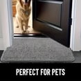 thumbnail image 4 of Dog Door Mat for Muddy Paws, Absorbs Moisture and Dirt, Non-Slip Washable Mat, Quick Dry Microfiber, Mud Mat for Dogs, Entry Indoor Door Mat for Inside Floor(31x20 Inches, Grey), 4 of 5