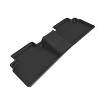 3D MAXpider Custom Fit Kagu Floor Mat (Black) Compatible with Hyundai Tucson Gasoline 2022-2025 - Second Row