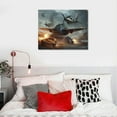 thumbnail image 4 of COMIO  War Thunder American Tank Fighters Military Pictures Canvas Poster Wall Art Decor Print Picture Paintings for Living Room Bedroom Decoration, 4 of 4