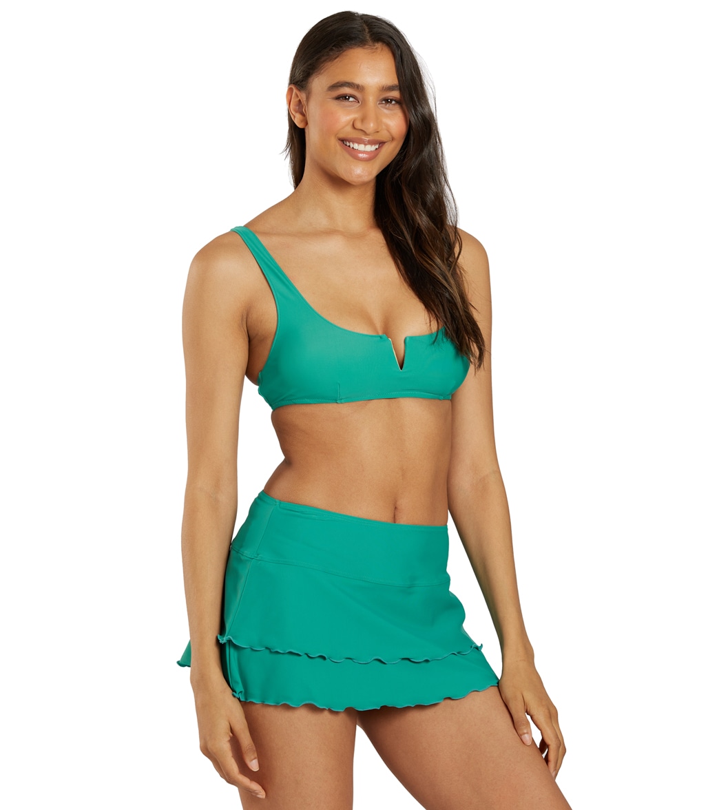 Sporti Solid Cover Up Swim Skirt, Swim Skirt (Women’s)
