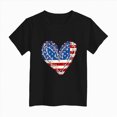 thumbnail image 4 of KPOPLK Summer Girls T-Shirt Short-Sleeve Basic Tee Shirt Casual Daily Tshirts Tee for 1T 2T 3T 4T 5T 6T 7T 8T 9T 10T Size 9-10Years,Black, 4 of 4