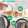thumbnail image 4 of Contenedores de almacenamiento de alimentos RockBerry, 50 unidades, herméticos, 2,5 litros, 4 of 8