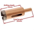 thumbnail image 4 of JINGLING 25mm 1" inch Diamond Hole Saw Sintered Core Drill Bits Tools for Stone, 4 of 9