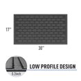 SIXHOME Outdoor Mat Non Slip 18" x 30" Front Door Mat Absorbent Rubber