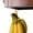 Yellow, variant on Banana Bungee, Black Banana Fruit Under Cabinet Hanger, Hook Alternative Storage Solution, Screw Anchor, Patented, Made in USA